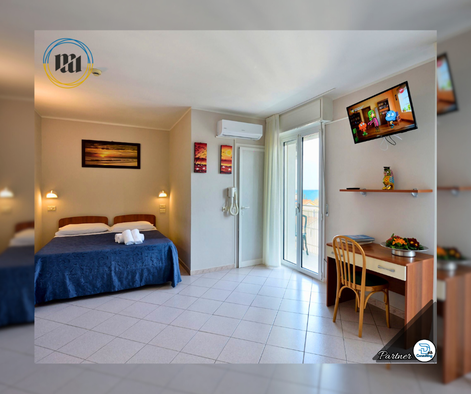 Le camere dell'Hotel Oltremar, Cattolica - Mancini B&B Apartments